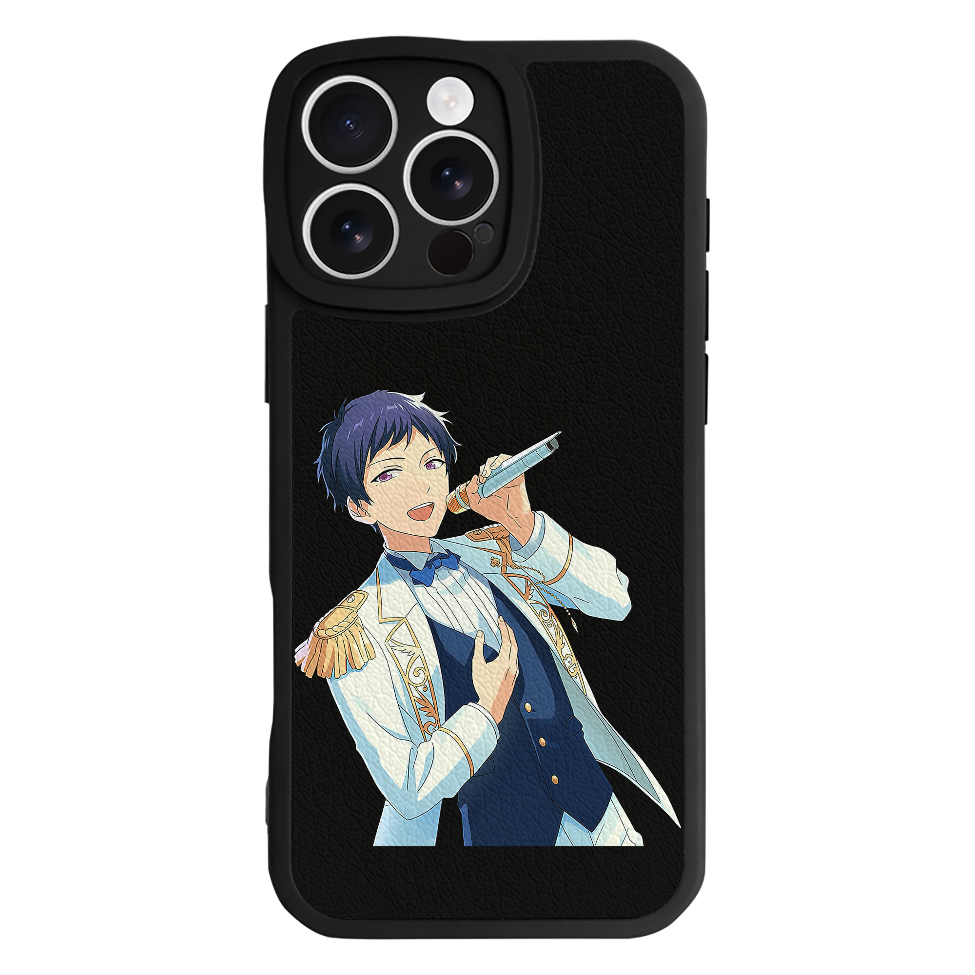 （画像用） あんさんぶるスターズ! Ensemble Stars 【iPhone 16シリーズ対応】シリコンスマホケース（レザー調） 材質：シリコン